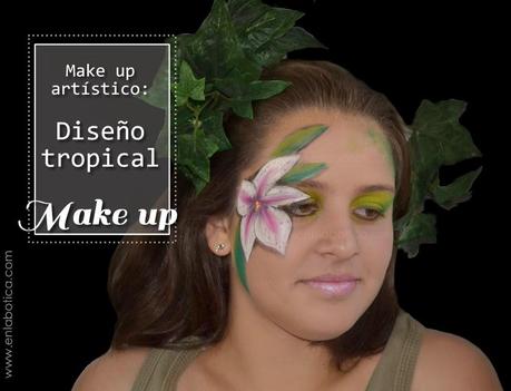 Make up artístico: diseño tropical