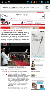 Rajoy se reune con Obiang