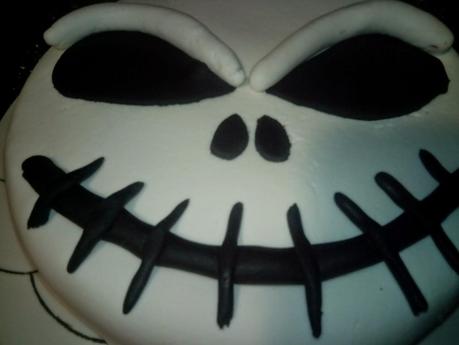 Tarta red velvet Jack Skeleton