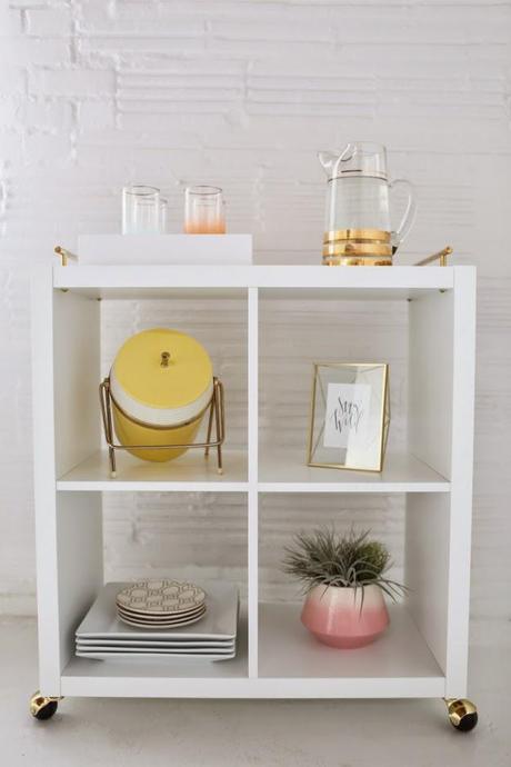 DIY: un carrito auxiliar con dos cosas de Ikea! DIY: un carrito auxiliar con dos cosas de Ikea!