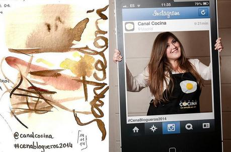 Cena de blogueros cocineros de Canal Cocina #cenablogueros2014 Cena blogueros cocineros Canal cocina