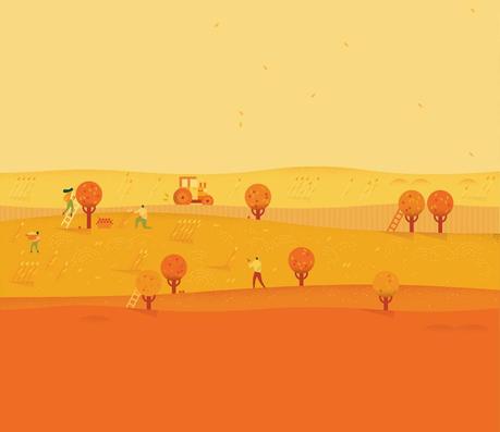 Google Calendar @ Lotta Nieminen Android 5.0 Lollipop, Google Calnedar, ilustración, Lotta Nieminen