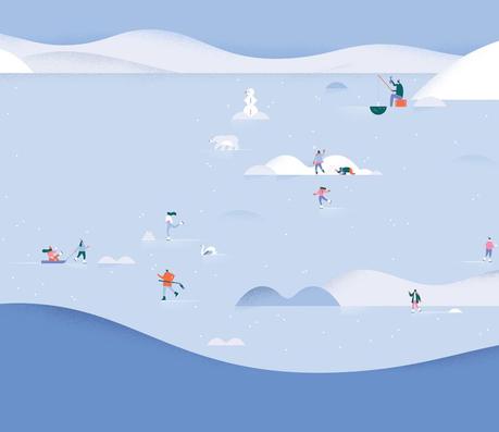 Google Calendar @ Lotta Nieminen Android 5.0 Lollipop, Google Calnedar, ilustración, Lotta Nieminen