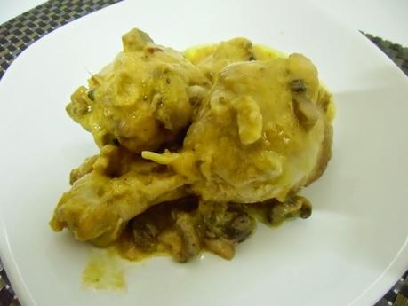 Pollo en salsa de verduras Pollo en salsa de verduras