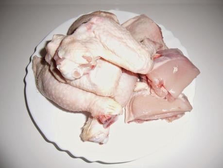 Pollo en salsa de verduras Pollo en salsa de verduras