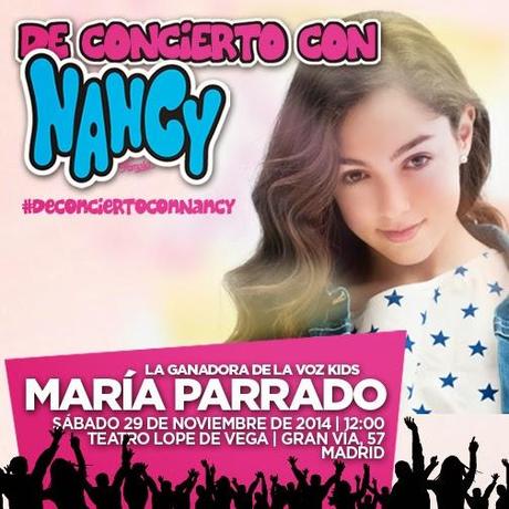 De concierto con Nancy: gana tres invitaciones para ver a María Parrado