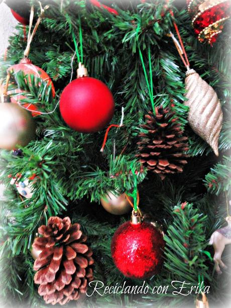 Decoración hogareña con piñas de pino Decoración hogareña con piñas de pino