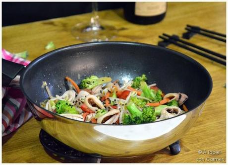 Wok de Brocoli y Chipirones Wok de Brocoli y Chipirones