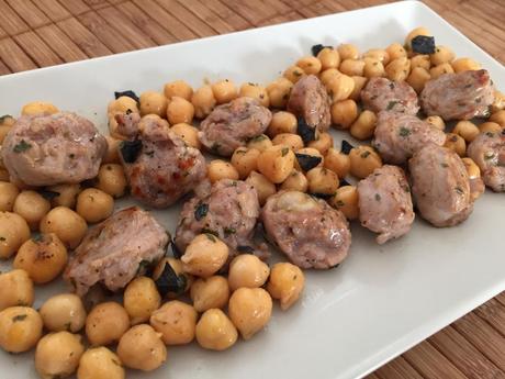 Receta de Garbanzos con butifarra Garbanzos con butifarra