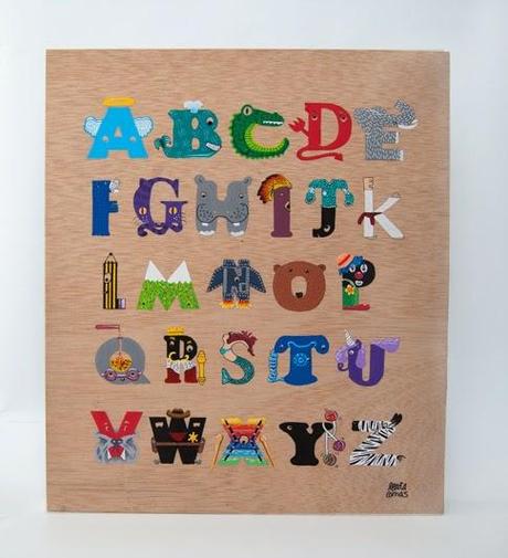 Quadre abecedari / Cuadro abecedario