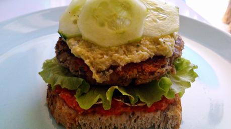 Hamburguesas de castañas y nueces