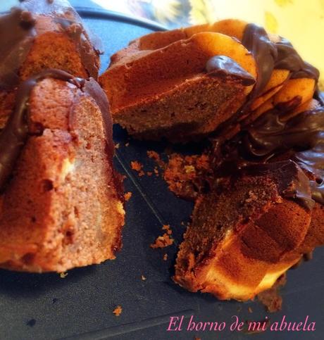 Bundt Cake de Vainilla y de Chocolate