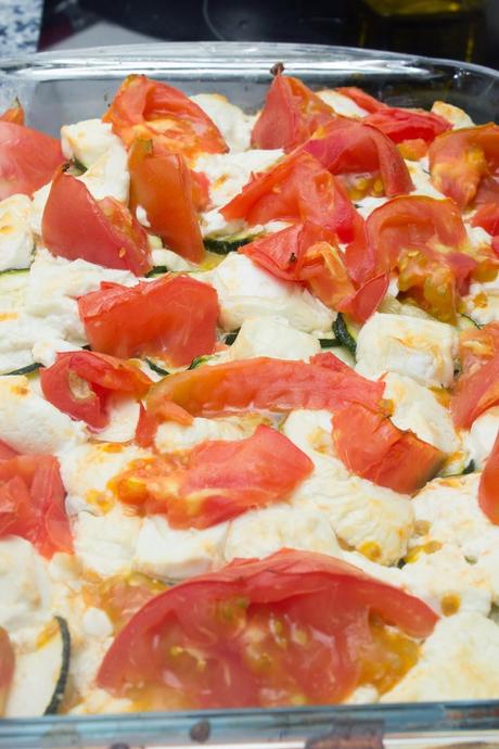 Ratatouille de verduras con queso de cabra al horno Ratatouille de verduras con queso de cabra al horno