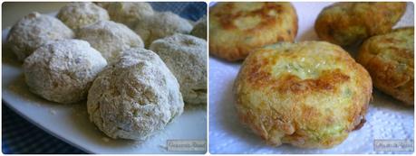 Hamburguesas de calabacín (Fritas) Hamburguesas de calabacín (Fritas)