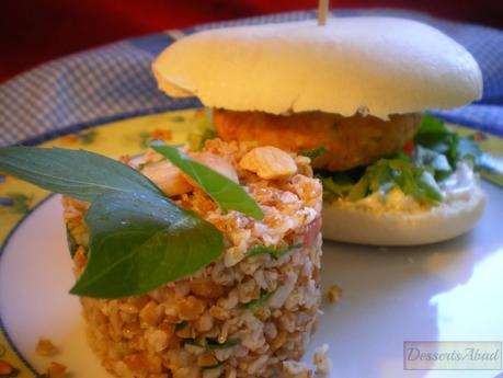 Hamburguesas de calabacín Hamburguesas de calabacín