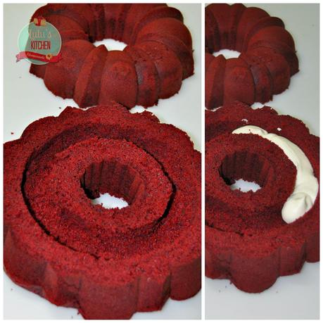 BUNDT CAKE (Red Velvet) RELLENO