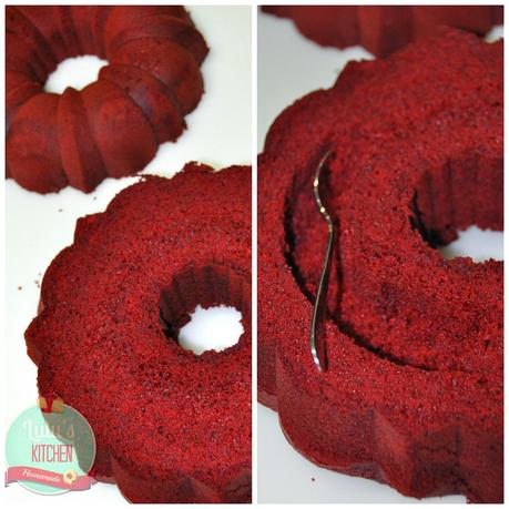 BUNDT CAKE (Red Velvet) RELLENO