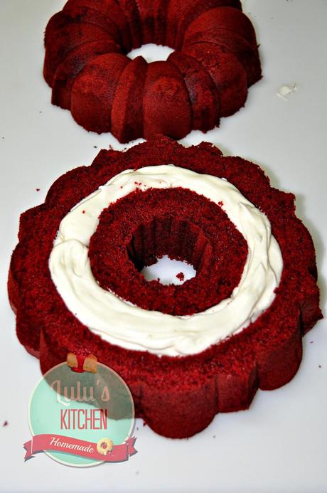 BUNDT CAKE (Red Velvet) RELLENO