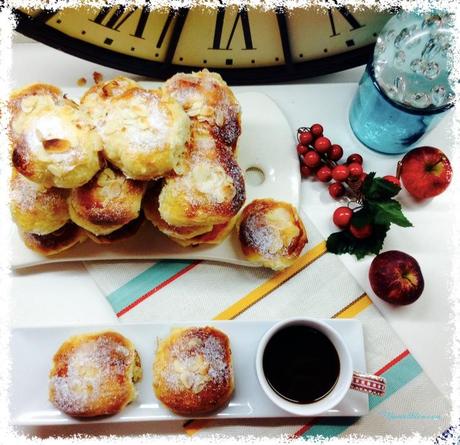 Bollitos de leche rellenos de turrón. Receta de Navidad Bollitos de leche rellenos de turrón 3