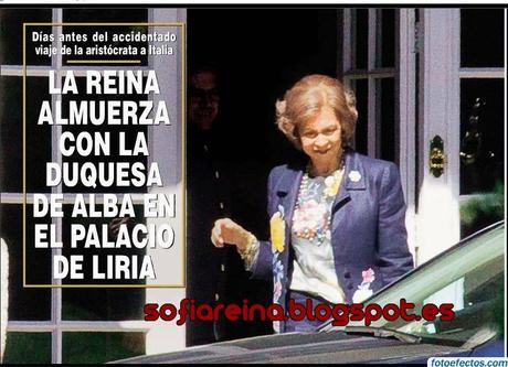 La Duquesa de Alba ignorada por la Casa Real Española La Duquesa de Alba ignorada por la Casa Real Española