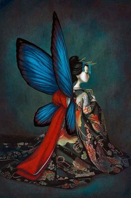 Ilustración de 'Madama Butterfly' de Benjamin Lacombe.