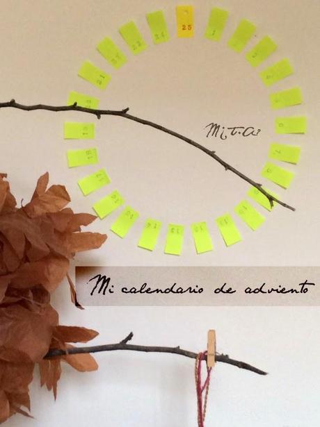 Mi calendario de adviento Mi calendario de adviento