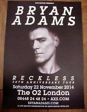 BRYAN ADAMS - O2 Arena, Londres 22/11/2014. Gira 30 aniversario de RECKLESS. Crónica del concierto por @inigoramirezesc