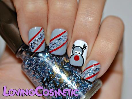 Feather Look - Flormar - Rudolf Uñas uña nail art nails nailart diseño flormar festher look