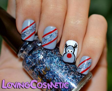 Feather Look - Flormar - Rudolf Uñas uña nail art nails nailart diseño flormar festher look