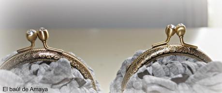 MONEDEROS DE TRAPILLO CON BOQUILLA DE BRILLANTE MONEDEROS DE TRAPILLO CON BOQUILLA DE BRILLANTE