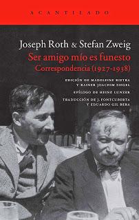 Correspondencia Stefan Zweig-Joseph Roth: un adelanto Correspondencia Stefan Zweig-Joseph Roth: un adelanto