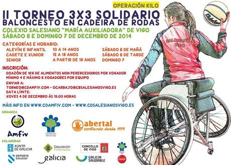 II Torneo 3x3 solidario Baloncesto en silla de ruedas II Torneo 3x3 solidario Baloncesto en silla de ruedas