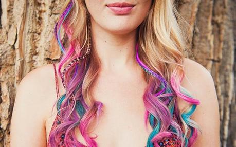 Hair Chalking para Nochevieja