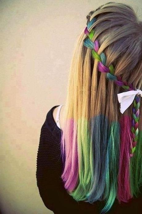 Hair Chalking para Nochevieja