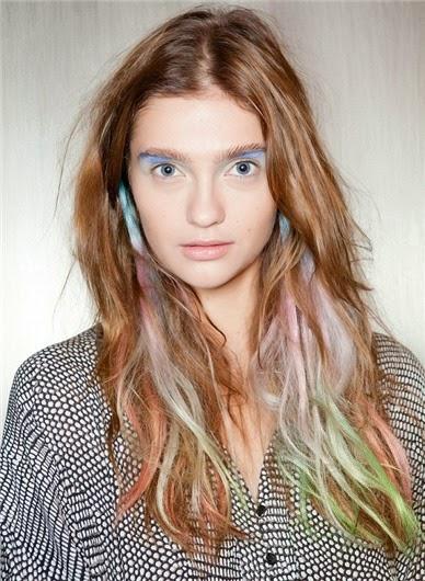 Hair Chalking para Nochevieja