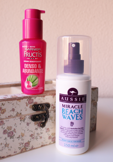 Fructis Denso & Abundate y Miracle Beach Waves de Aussie Fructis Denso & Abundate y Miracle Beach Waves de Aussie
