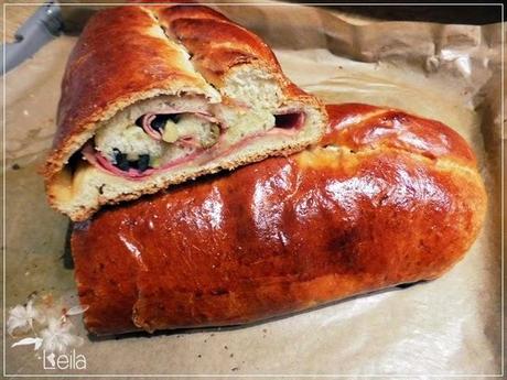 Pan de jamon venezolano, tuneado con chopped Pan de jamon venezolano, tuneado con chopped