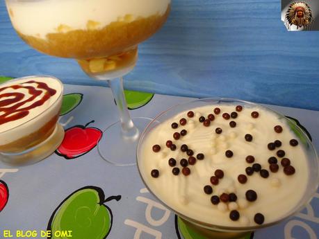 MOUSSE DE YOGUR GRIEGO Y MANZANA MOUSSE DE YOGUR GRIEGO Y MANZANA