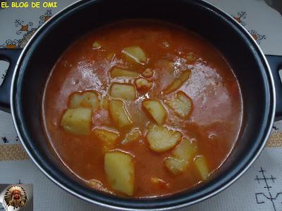 PATATAS CON LANGOSTINOS PATATAS CON LANGOSTINOS