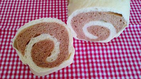 13092011349 Pan de molde bicolor en microondas (paso a paso) /Recordando mis recetas