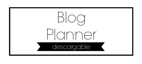 Blog Planner descargable
