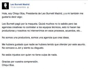 El spot de Freixenet 2014 Leo Burnett loteria