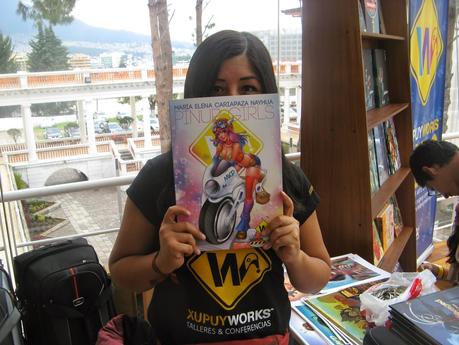 Dibujante peruana triunfa en Feria del Libro de Quito