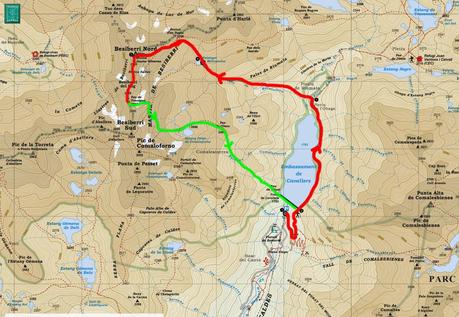 Cresta Besiberris desde Cavallers (AD) Cresta Besiberris desde Cavallers (AD)