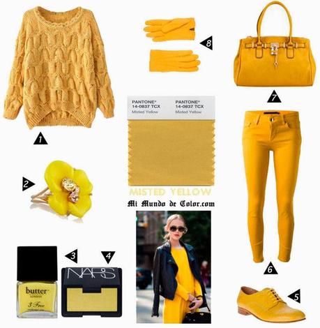 color amarillo empañado de otoño 2014 pantone