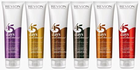 Revlonissimo 45 days, champú y acondicionador, protector del color, coloración