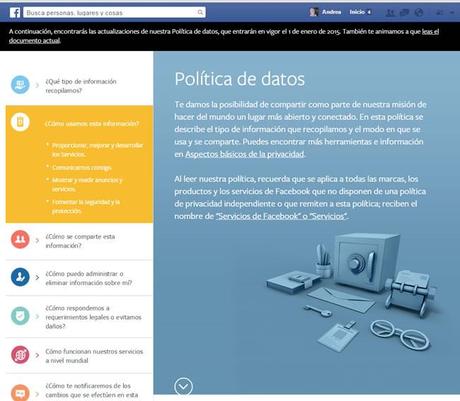 Cambio de condiciones en Facebook: los datos/fotos/videos SIGUEN siendo tuyos