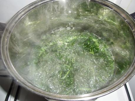 Colas de rape a la florentina Colas de rape a la florentina