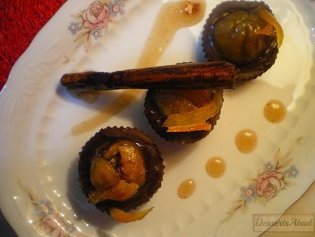 Bombones de castañas confitadas Bombones de castañas confitadas