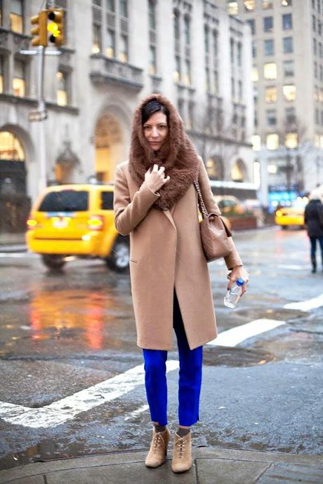 STREET STYLE INSPIRATION; CAMEL COATS.-